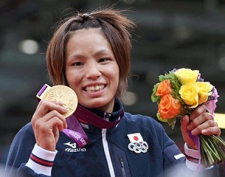 金メダルを獲得した松本選手！